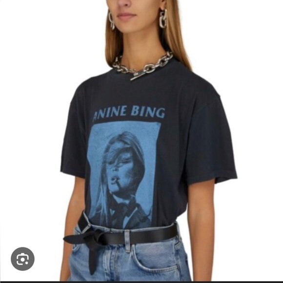 Anine Bing Ashton AB x TO x BB Brigitte Bardot Tee 🖤 - Picture 2 of 9